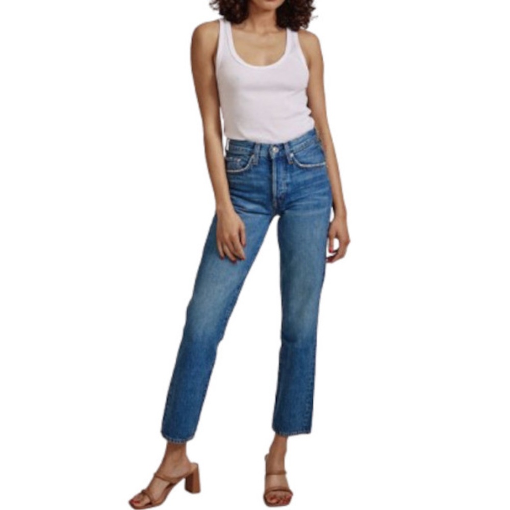 Edwin Denim Kali Straight Ankle Jeans 29